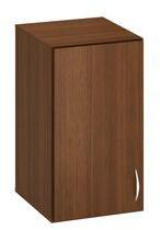 Alfa Office Alfa 500 alacsony, keskeny hozzáépíthető szekrény, 71, 7 x 40 x 47 cm, ajtóval - balos kivitel, dió mintázat