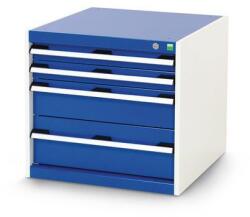 bott SL-66 fiókos műhelyszekrény, 60 cm magas, 4 fiókos