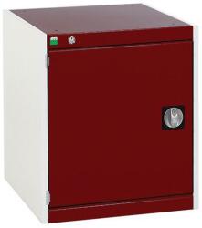 bott Műhelyszekrények Cubio SMF Bott, 60 x 52, 5 x 52, 5 cm, 1 polc, szürke-piros