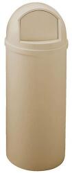Rubbermaid Marshall kerek fedelű szemetes - 57 l - Bézs - Rubbermaid