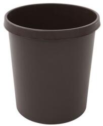 Vepabins Kerek szemetes, 18 l, barna