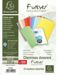 Exacompta Forever - Exacompta iratmappák, vegyes színek, 100 db