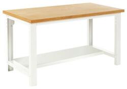 bott Cubio munkaasztal, linóleum, fix polcos, 90 x 150 cm