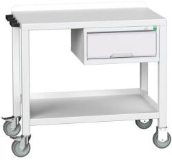 bott Verso Weld mobil műhelyasztal, 91 x 100 x 60 cm, 1 fiókos, acél, szürke-szürke