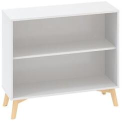 Alfa Office Alacsony, nyitott szekrény Alfa Root, 1 polc, 100 x 45 x 88, 7 cm, fehér