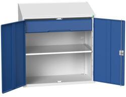 bott Verso asztali szekrény, 113 x 105 x 55 cm, 1 polc, 1 fiók, szürke-kék