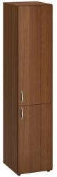 Alfa Office Alfa 500 magas, keskeny szekrény, 178 x 40 x 47 cm, ajtóval - jobbos kivitel, dió mintázat - manutan - 129 007 Ft