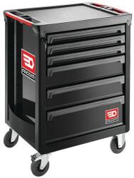 FACOM Szerszámos műhelykocsi ROLL M3, 6 fiókos, fekete
