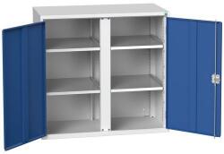bott Verso fém karbantartó szekrény, 100 x 105 x 55 cm, 4 polcos, szürke-kék