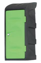 EMP Műanyag öltözőszekrény EMP, polccal és tetővel, 1 rész, világoszöld