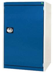 bott Műhelyszekrény Bott Cubio, 100 x 65 x 65 cm, perforált ajtó, szürke-kék