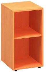 Alfa Office Alfa 500 alacsony, keskeny szekrény, 73, 5 x 40 x 45 cm, nyitott, bükk Bavaria mintázat