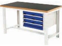 bott Cubio munkaasztal, multiplex, 3 fiók, 90 x 200 cm