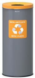 ALDA EKO fém hulladékgyűjtő válogatott hulladékhoz, 45 l térfogat, sárga
