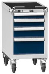 POLAK Műhelykocsi ZHM59-2, 19x36D, 442 x 753 x 810 mm, szürke-sötétkék