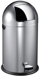 EKO Kickcan szemetes, 33 l, matt rozsdamentes acél
