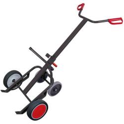 Cordes Rudl RU262 hordókhoz, akár 250 kg-ig, tömör kerekekkel, szürke