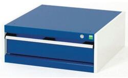 bott Műhely fiókos szekrény Bott Cubio, 25 x 65 x 75 cm, 1 fiók, szürke-kék