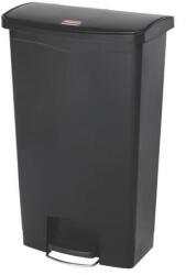 Rubbermaid Front Step műanyag szemetes kosár, 68 l térfogat, fekete