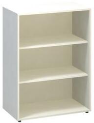 Alfa Office Alfa 500 közepes, széles szekrény, 106, 3 x 80 x 45 cm, nyitott, fehér mintázat