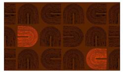 Notrax Déco Design Imperial Arches beltéri tisztítószőnyeg, barna, 60 x 90 cm