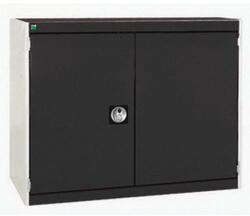 bott Cubio műhelyszekrény, 80 x 105 x 52, 5 cm, perforált ajtó, szürke-antracit