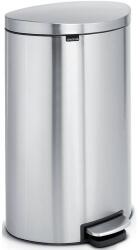 Brabantia FlatBack pedálos szemetes, 40 l, matt rozsdamentes acél