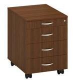 Alfa Office Alfa 500 mobil tároló, 60 x 44, 3 x 60 cm, dió mintázat