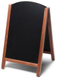 Showdown Displays A alakú kihúzható krétás reklámtábla, világosbarna, 55 x 85 cm