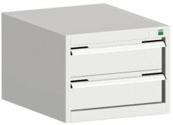 bott Műhely fiókos szekrény Bott Cubio, 40 x 52, 5 x 52, 5 cm, 2 fiókos, szürke-szürke