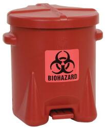 Eagle Műanyag veszélyes hulladékgyűjtő tartály, piros, 22, 8 l