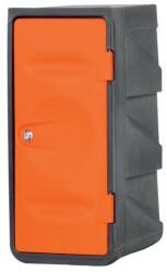 EMP Műanyag öltözőszekrény EMP, 910 mm, 1 rész, narancssárga