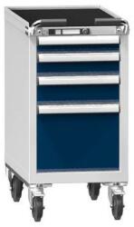 POLAK Műhelykocsi ZHM69-1, 19x36D, 442 x 753 x 910 mm, szürke-sötétkék