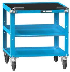 POLAK Műhelykocsi ZB, 810 x 731 x 753 mm, 3 polc, kék