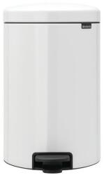 Brabantia NewIcon pedálos szemetes, 20 l, fehér, fém belső betéttel