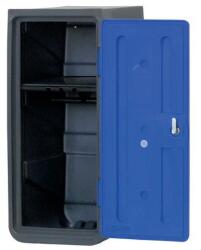 EMP Műanyag öltözőszekrény EMP, polccal, 1 rész, kék