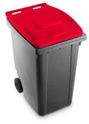 Mobil Plastic Műanyag hulladékgyűjtő Benny szelektív hulladékgyűjtésre, űrtartalma 360 l, szürke/piros