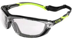 CXS Margay poharak, fekete-zöld, átlátszó mintavevő