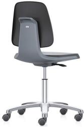 Bimossa Munkaszék Bimos Labsit 9123, háttámla Flex 3D funkcióval, Supertec huzat, alumínium kereszt, antracit