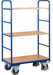 Cordes Magas polcos kocsi, 250 kg-ig, 3 polcos, 153 x 91 x 50 cm, kék