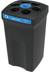 VEPA BINS Pohárgyűjtő szemetes papírból, EnvirocupXL, fekete/kék
