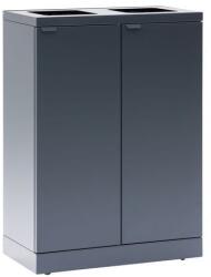 BICA 867 szelektív hulladékgyűjtő szemetes, 2x65 l