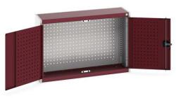 bott Cubio akasztós szekrény, perforált hátlap, 70 x 105 x 32, 5 cm, szürke-piros