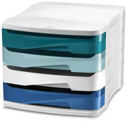 CEP fiókos modul, 4 fiók, kék árnyalatok