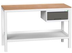 bott Műhelyasztal Bott Verso Weld, 93 x 150 x 60 cm, 1 szekrény, multiplex, szürke-antracit - manutan - 485 191 Ft