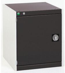 bott Műhelyszekrény Bott Cubio, 70 x 52, 5 x 52, 5 cm, perforált ajtó, szürke-antracit