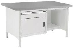 bott Műhelyasztal Bott Cubio Tároló, 84 x 150 x 75 cm, 1 szekrény, 1 fiók, polc, linóleum, szürke-szürke