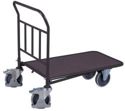 Cordes C + C platformos kocsi csúszásgátló felülettel, 400 kg-ig, 99 x 64 x 96, 5 cm, szürke