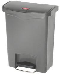 Rubbermaid Front Step műanyag szemetes kosár, 30 l térfogat, szÜrke