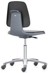 Bimossa Munkahelyi antisztatikus ESD szék Bimos Labsit 9123E kerekekkel, poliuretán, fekete